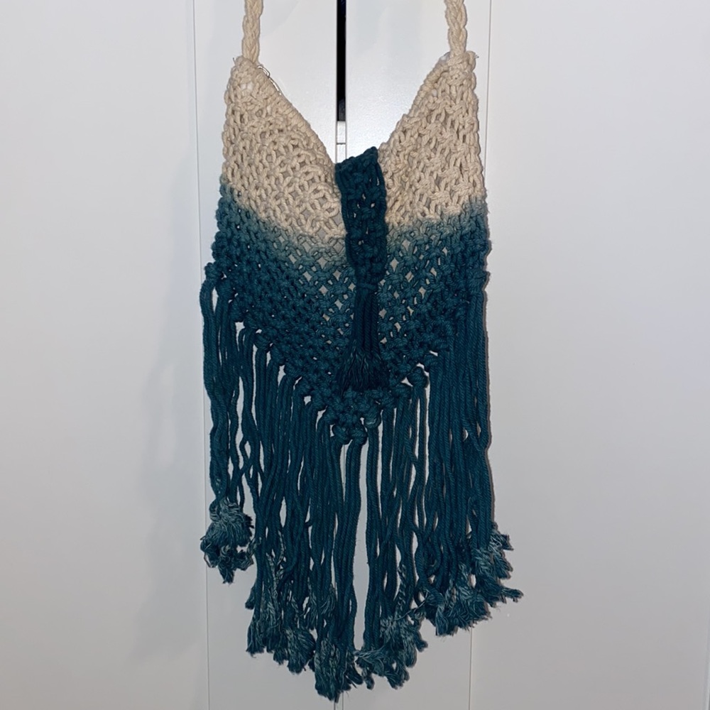 Crochet beach bag